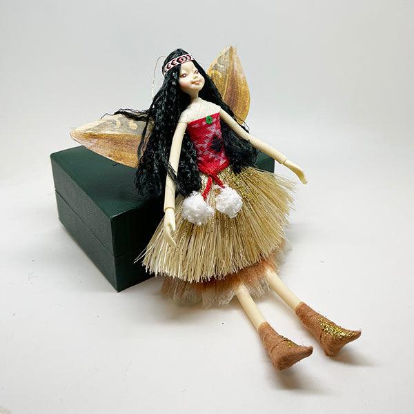 Pretty NZ Maori Poi Fairy Doll - Image 3