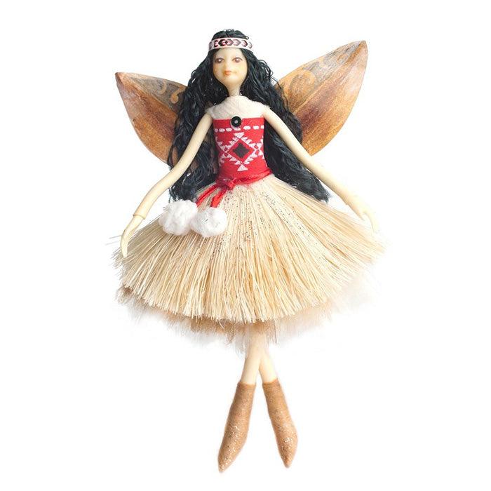 Pretty NZ Maori Poi Fairy Doll - Image 4