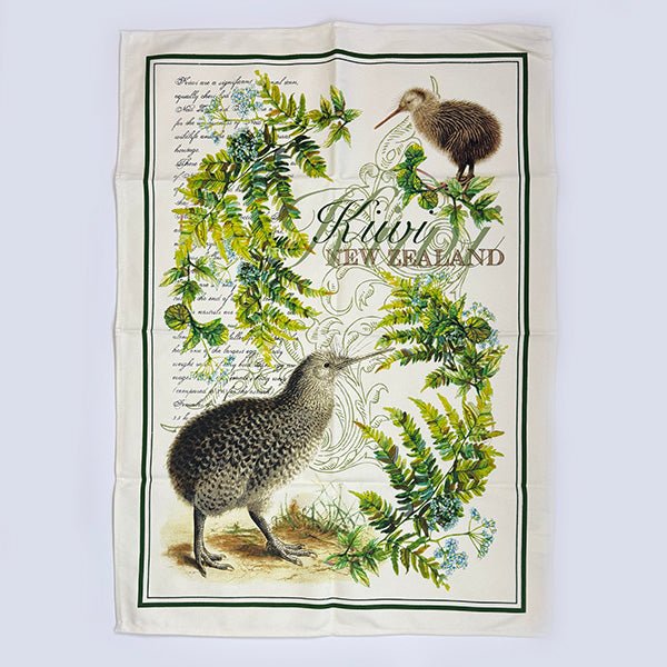 Quality NZ Kiwi Bird Tea Towel