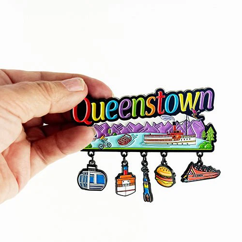 Queenstown NZ Charms Fridge Magnet - Image 2