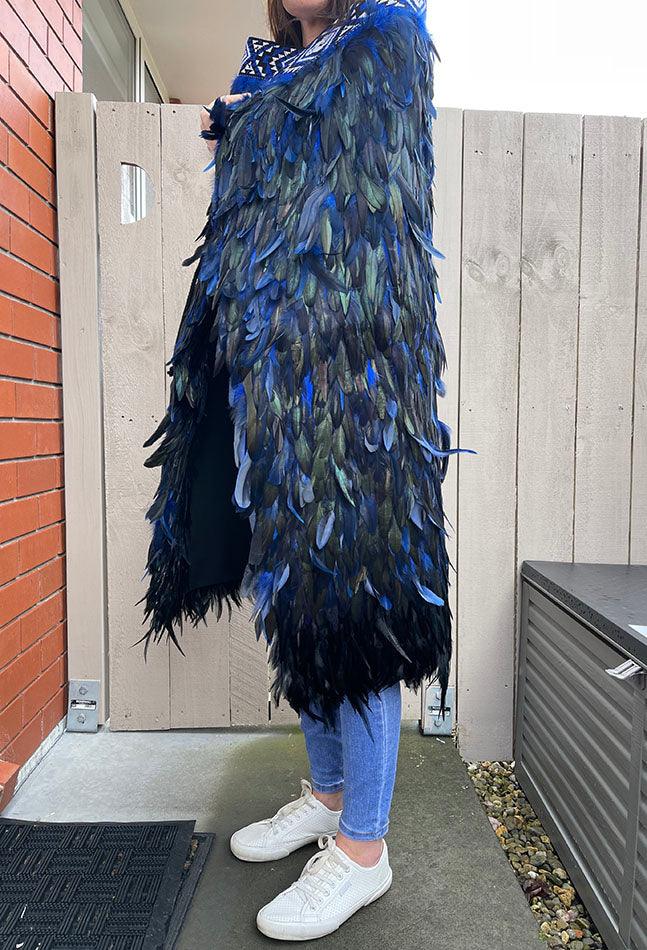 Regal Royal Blue Maori Korowai - Image 4