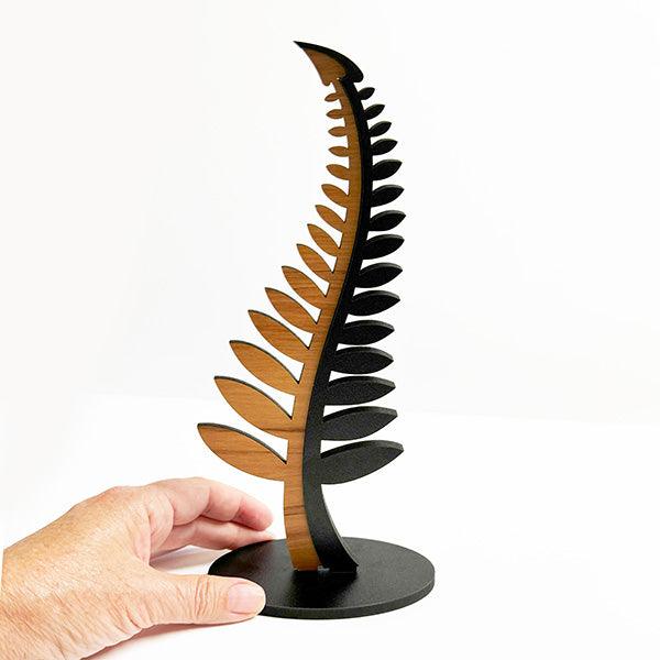 Rimu NZ Silver Fern Ornament or Trophy - Image 2