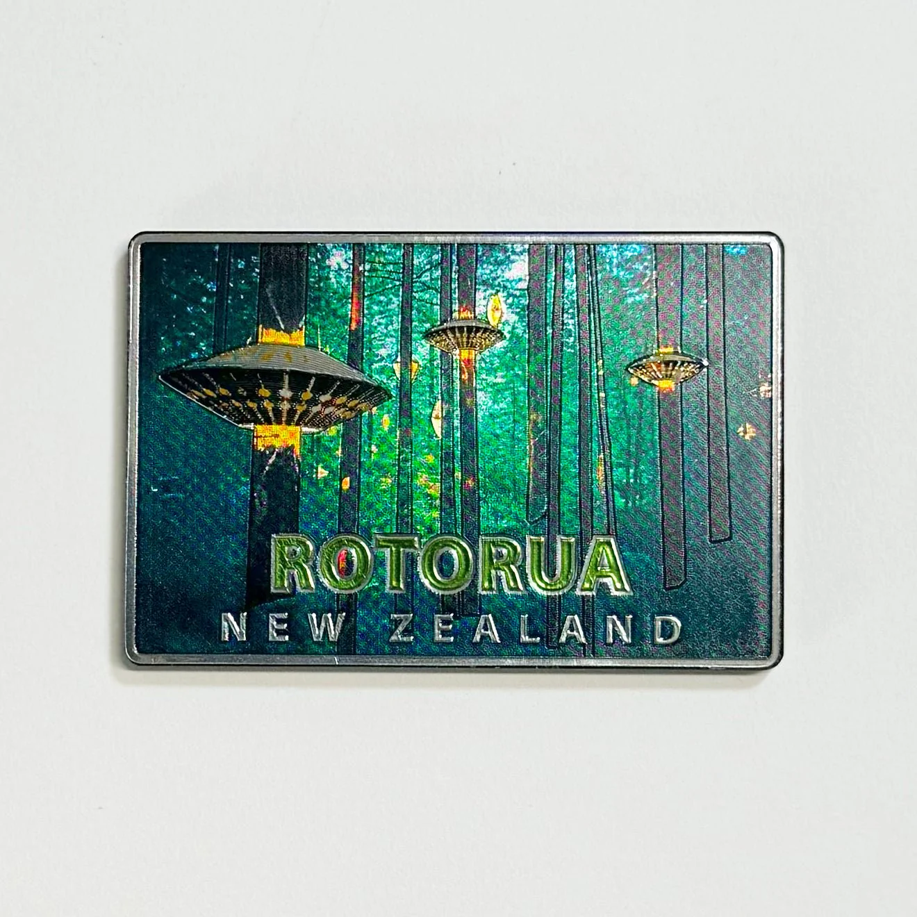 Rotorua NZ Redwoods Forest Fridge Magnet - Image 2