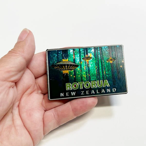 Rotorua NZ Redwoods Forest Fridge Magnet - Image 3