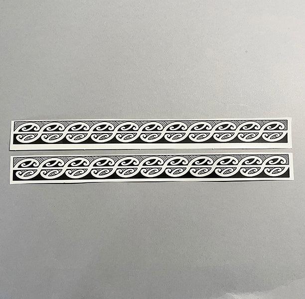 Set of 2 Maori Armband Temporary Tattoos