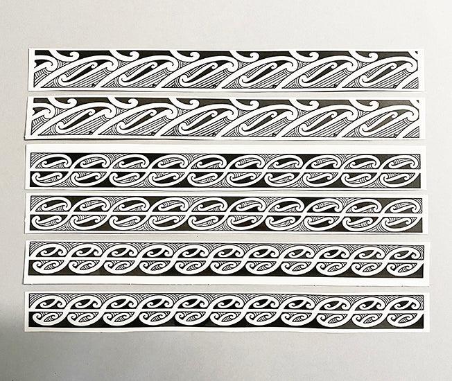 Set of 2 Maori Armband Temporary Tattoos - Image 2