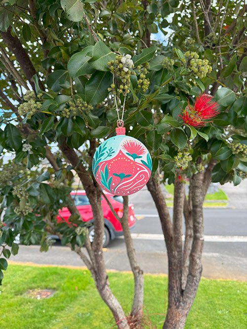 Set of 4 Pop Out NZ Flowers Christmas Ornaments - Image 5