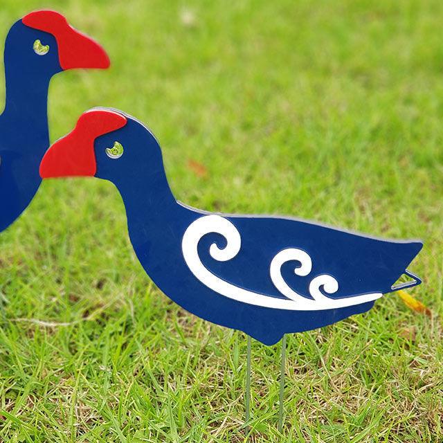 Set of Aluminium Garden Pukeko - Image 4