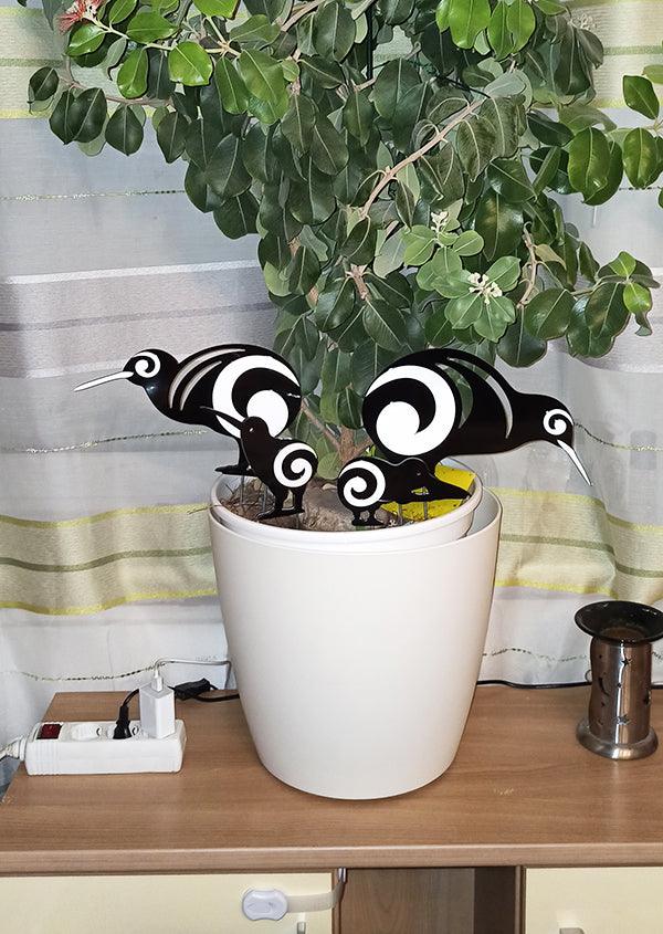 Set of Aluminium Kiwi Bird Garden Ornaments - Image 6