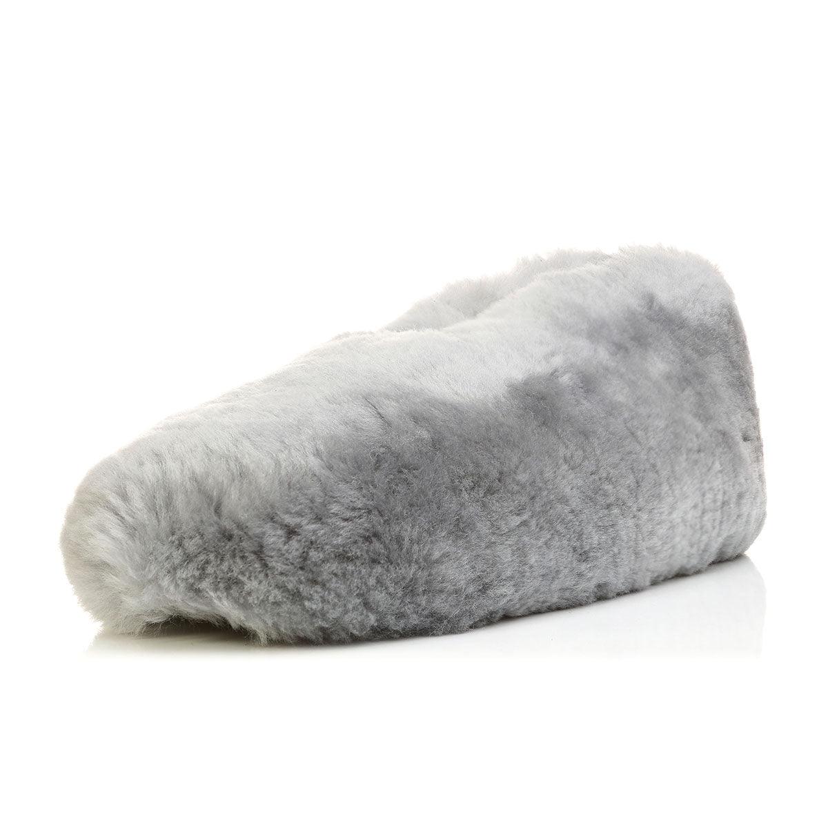 Sheepskin Wool Out Slippers with Suede Soles - Image 7