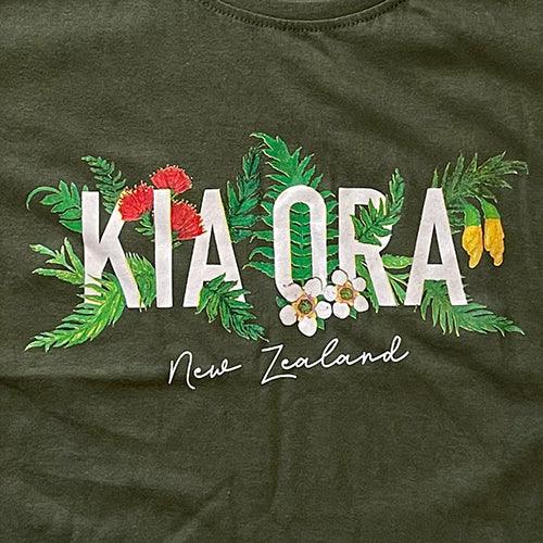 Souvenir NZ Womens Kia Ora Maori T-shirt - Image 3