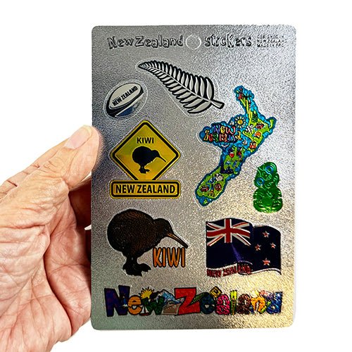 Souvenir Set of 8 New Zealand Icons Stickers - Image 2