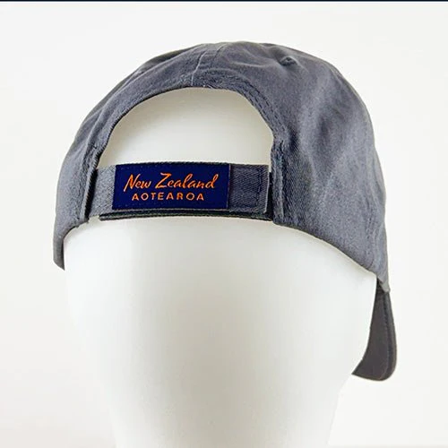 Steel Grey Aotearoa New Zealand Cap with Kiwi Patch - Image 2