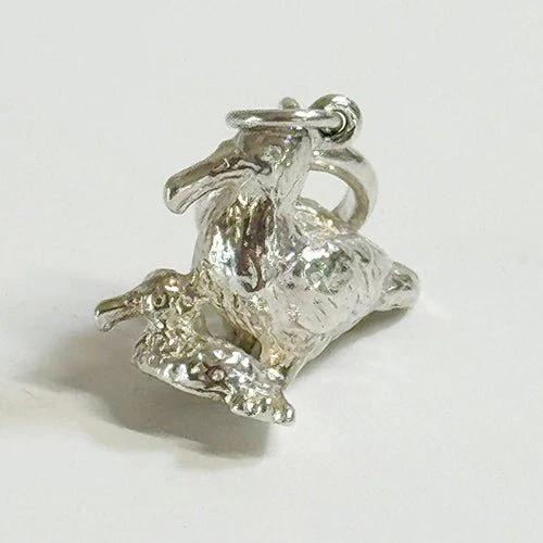 Sterling Silver Albatross & Chick Charm - Image 2