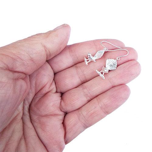 Sterling Silver Fantail Charm or Earrings - Image 3