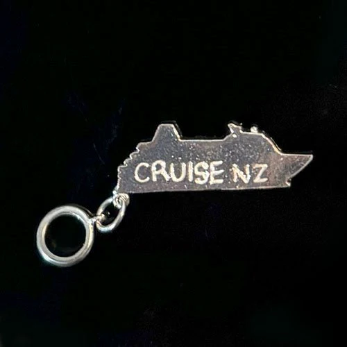 Sterling Silver NZ Cruise Ship Charm - Image 3