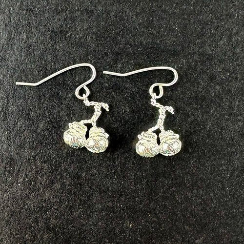 Sterling Silver Poi Charm or Earrings - Image 2