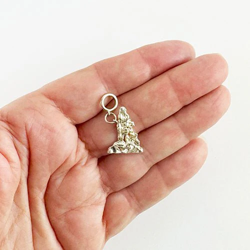 Sterling Silver Rotorua NZ Geyser Charm - Image 3