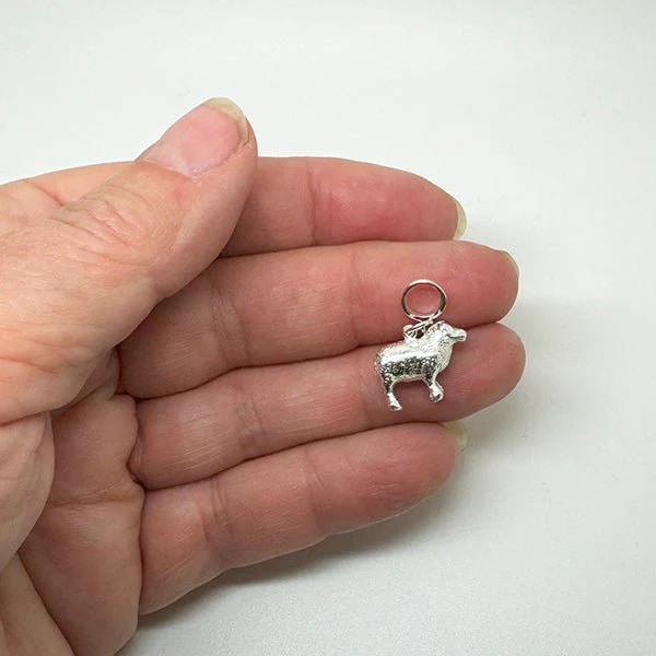 Sterling Silver NZ Sheep Charm - Image 2