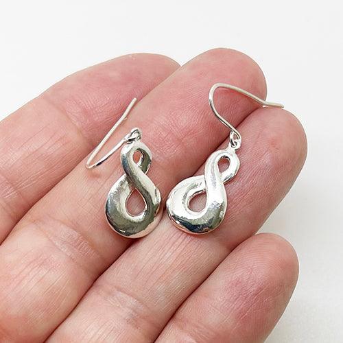 Sterling Silver Single Twist Charm or Earrings - Image 2