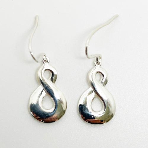 Sterling Silver Single Twist Charm or Earrings - Image 3