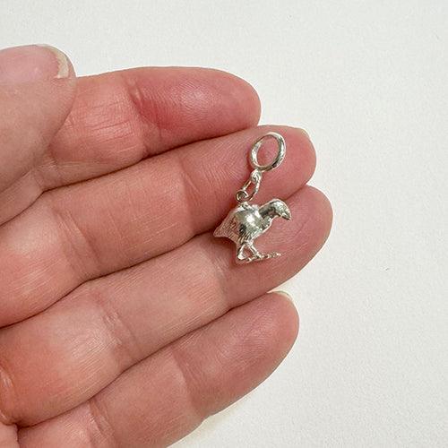 Sterling Silver Takahe Charm - Image 3