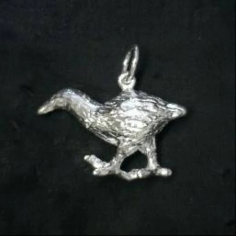 NZ Sterling Silver Weka Bird Charm - Image 3