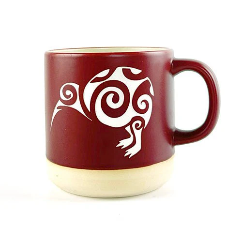 Stoneware NZ Souvenir Mug with Koru Kiwi Bird - Image 2
