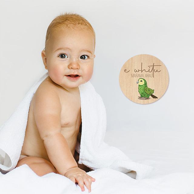 Te Reo Maori Baby Milestone Discs for Photography - Image 4