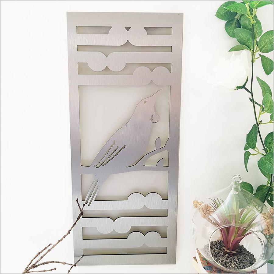 Tui Bird and Koru Outdoor Indoor Panel - Image 2