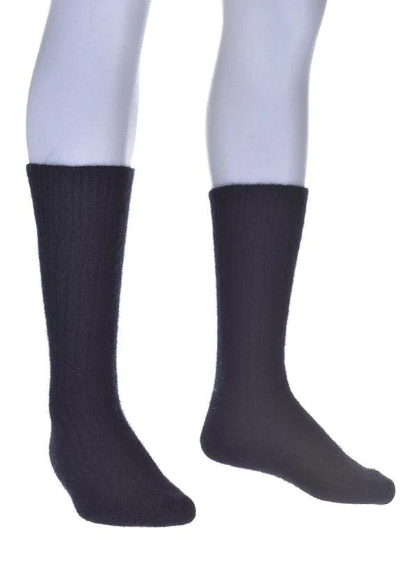 Unisex NZ Possum Merino Silk Rib Socks - Image 4