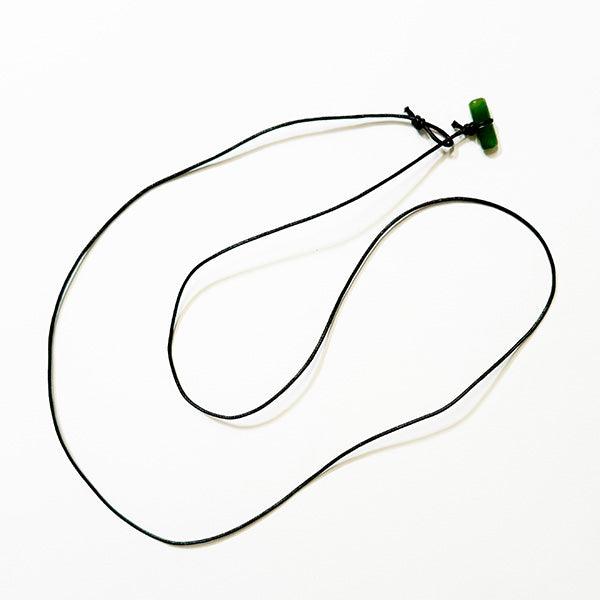 Waxed Necklace Cord with Greenstone Toggle - Image 3