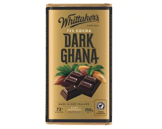 Whittakers Dark Ghana Chocolate Block