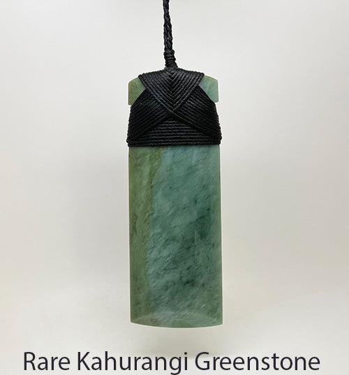 Whopper Large 11.5cm Ngai Tahu Greenstone Toki Necklace - Image 6