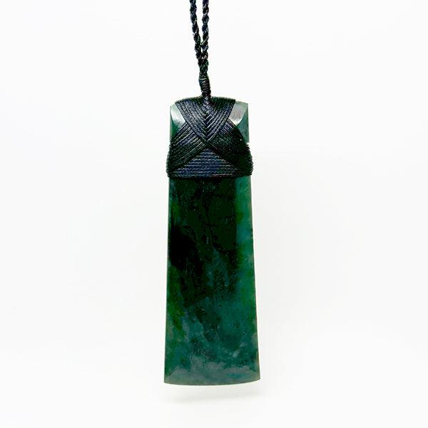 Whopper 12cm Genuine NZ Greenstone Toki Necklace - Image 4