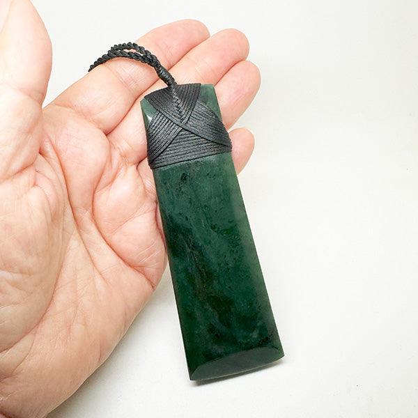 Whopper 12cm Genuine NZ Greenstone Toki Necklace - Image 5